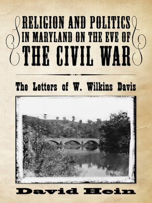 cover image of Religion and Politics in Maryland on the Eve of the Civil War